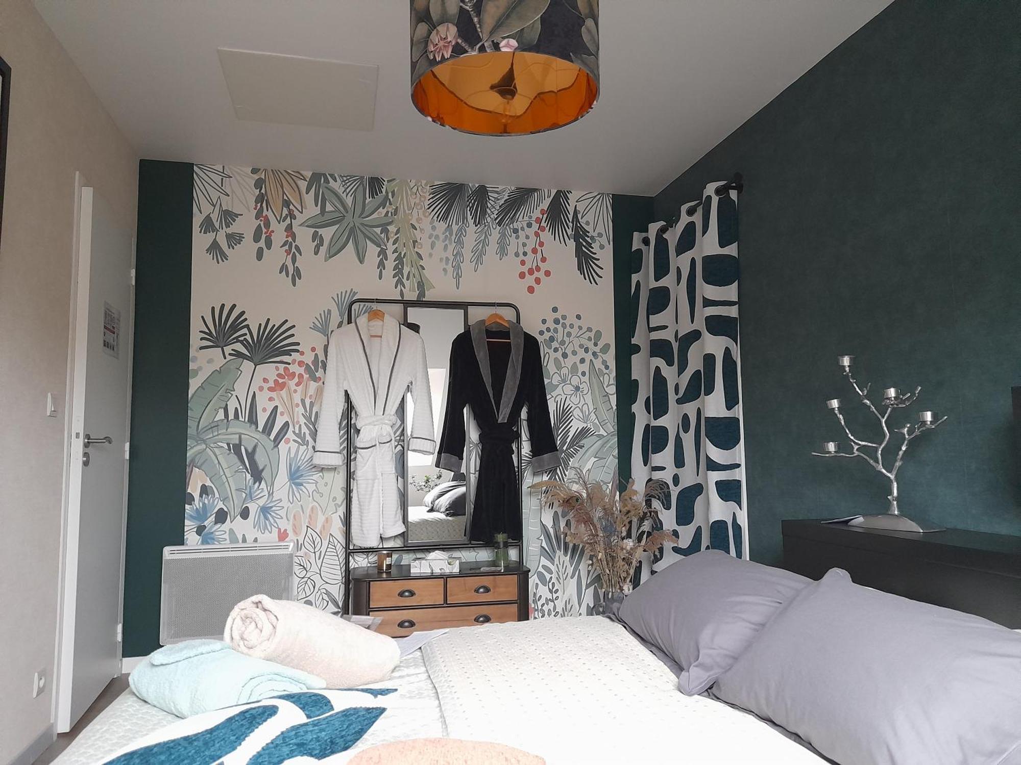 Chambre Dans Un Ecrin De Verdure Angrie Exterior foto